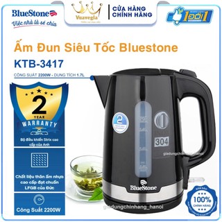 Ấm đun siêu tốc bluestone ktb-3417 , 1.7 lít -2200w - hàng chính hãng bảo hành 24 tháng