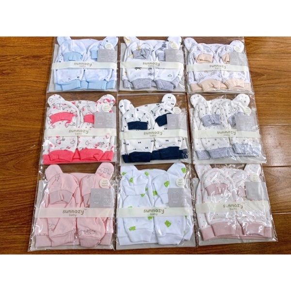SET MŨ BAO TAY CHÂN SUNNOZY CHO BÉ - Nón cho bé