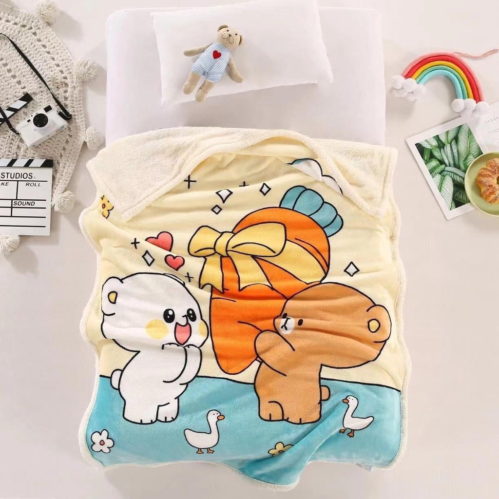 Chăn lông cừu cho bé