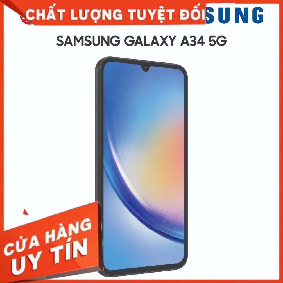 Điện Thoại Samsung A34 5G 8GB/128GB - Hàng Chính Hãng - BH 12 tháng