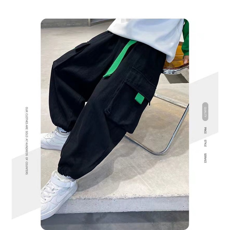 Quần Dài Dáng Rộng Phong Cách Thời Trang Mới Cho Bé Trai