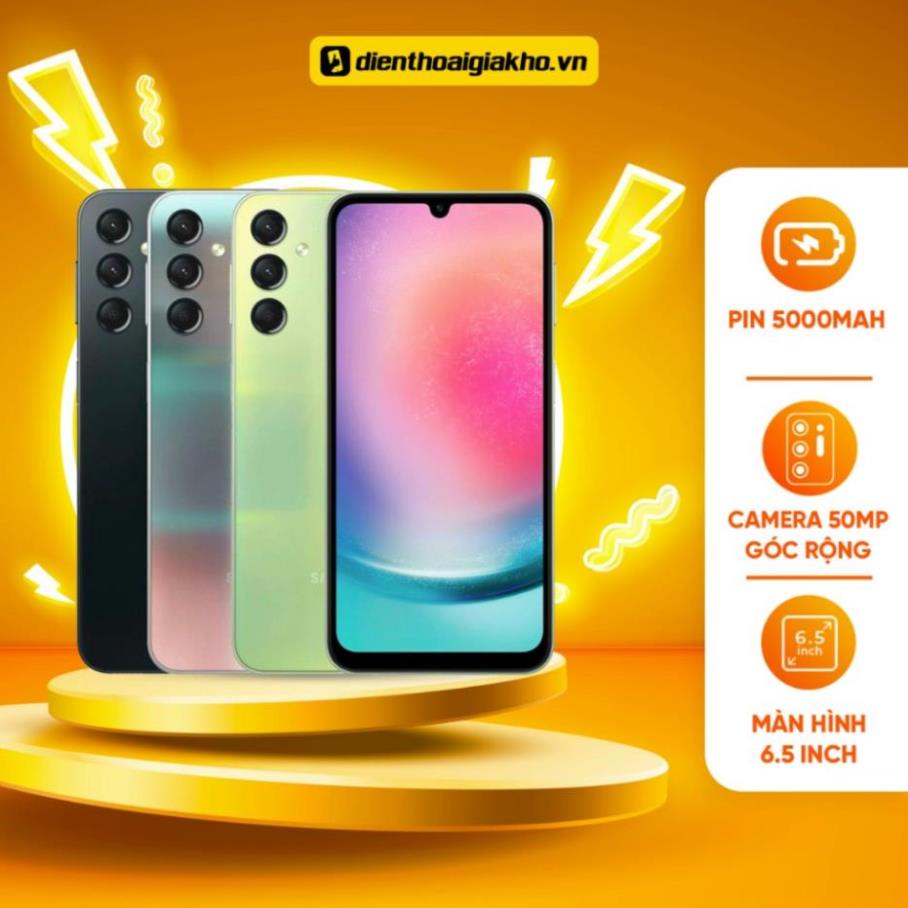 Điện Thoại Samsung Galaxy A24 6G/128GB | 8G/128GB Chính Hãng - Bảo Hành Điện Tử - Bảo Hành 12 Tháng Lỗi 1 Đổi 1