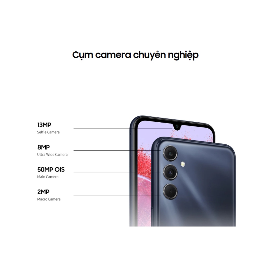 Điện thoại Samsung Galaxy M34 5G 8/128GB - Màn hình Super AMOLED 120Hz, Quay phim 4K, BH 2 năm