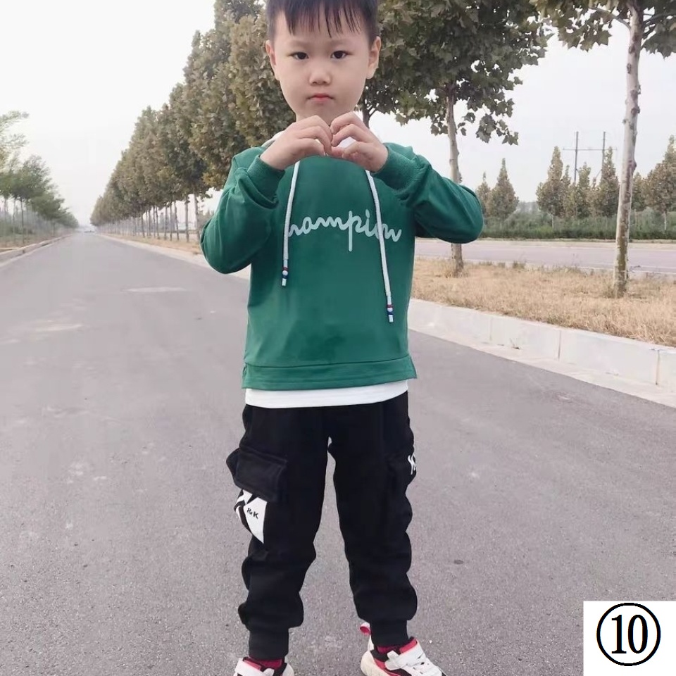 Quần Dài Thể Thao Bằng cotton Dày Dặn Phong Cách Hàn Quốc Thời Trang Cho Bé Trai