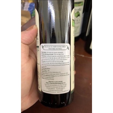Dầu Oliu Olive nguyên chất Olivoila Extra Virgin 250ml