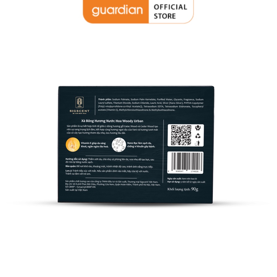Xà Bông Hương Nước Hoa Pháp Woody Urban Thương Hiệu Sigscent 90gr
