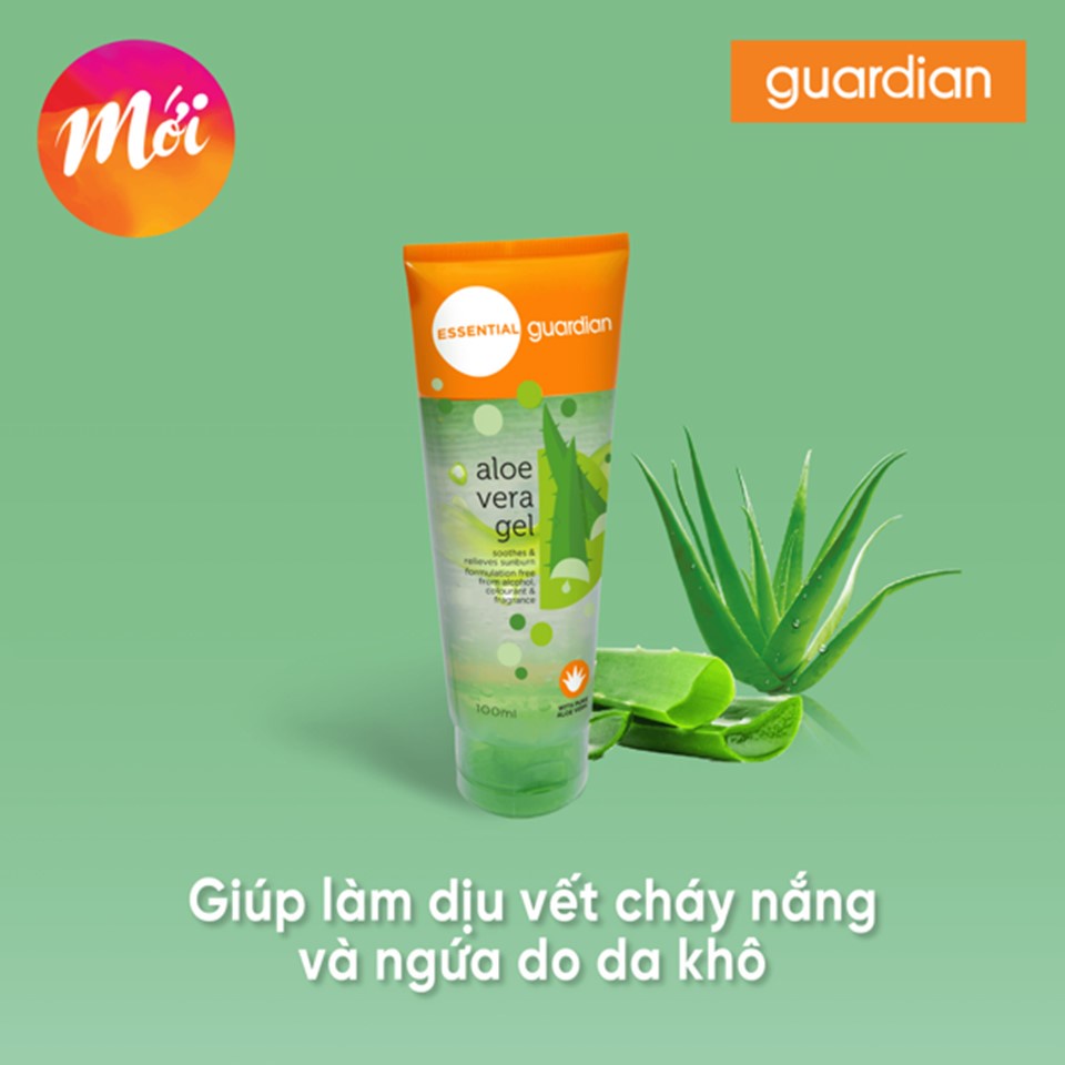 Gel Dưỡng Ẩm Guardian Aloe Vera Gel Chiết Xuất Lô Hội / Nha Đam 100ml