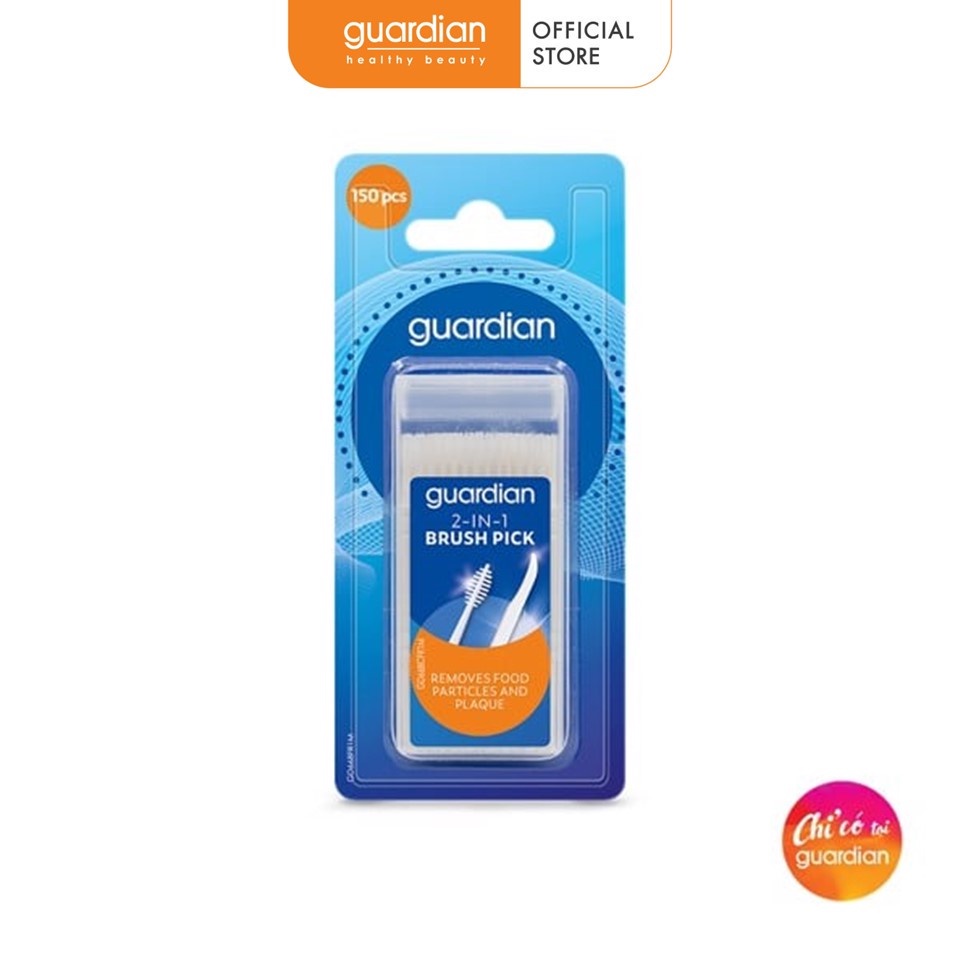 Tăm Nha Khoa Tiện Dụng 2 Trong 1 Guardian 2-In-1 Brush Pick 150 Cây