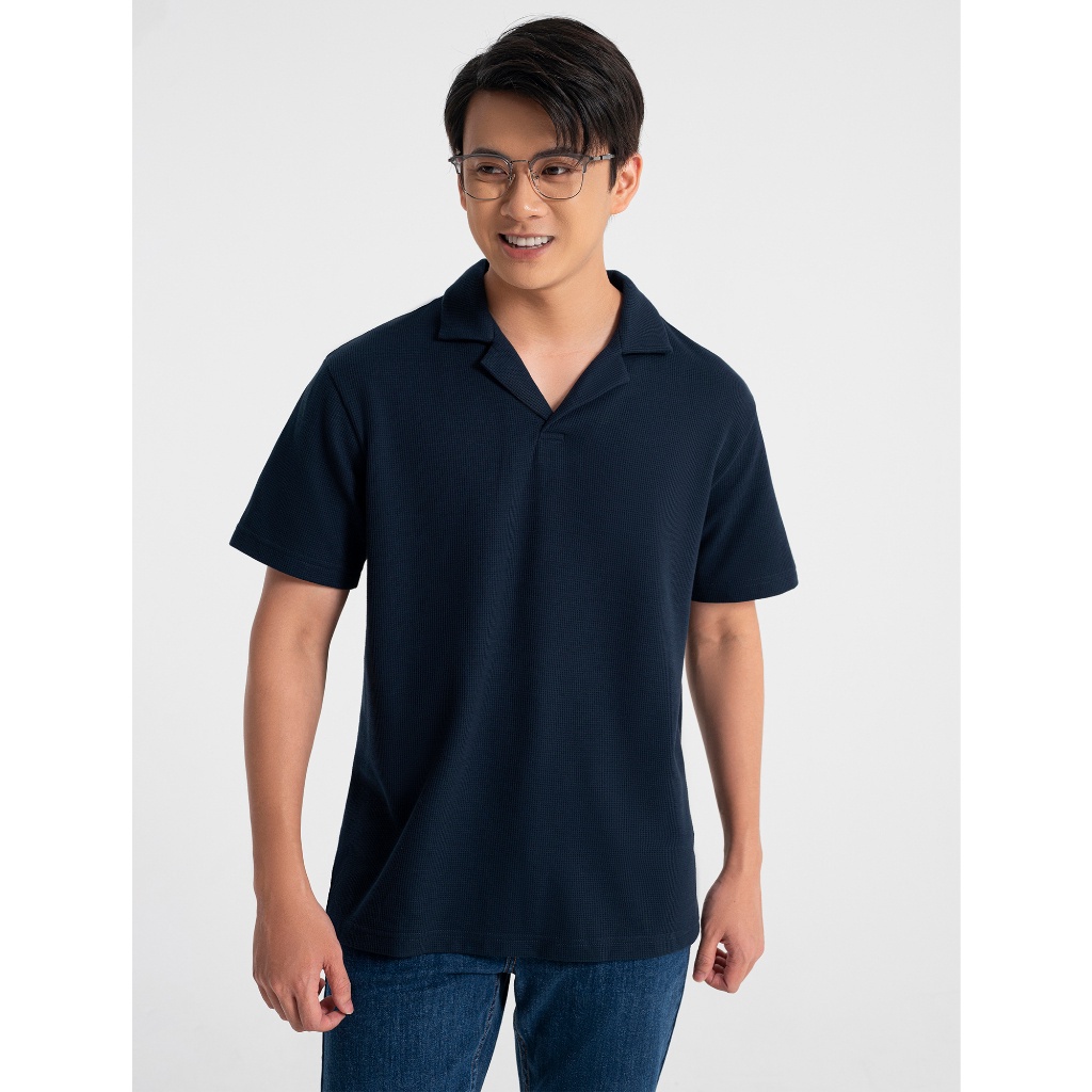 Áo polo nam CANIFA chất liệu polyester pha 8TP22S005