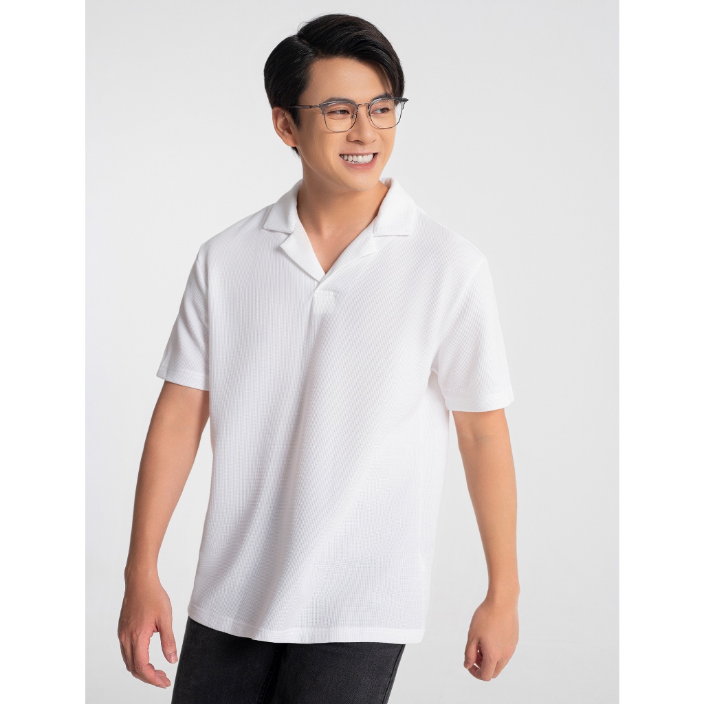 Áo polo nam CANIFA chất liệu polyester pha 8TP22S005