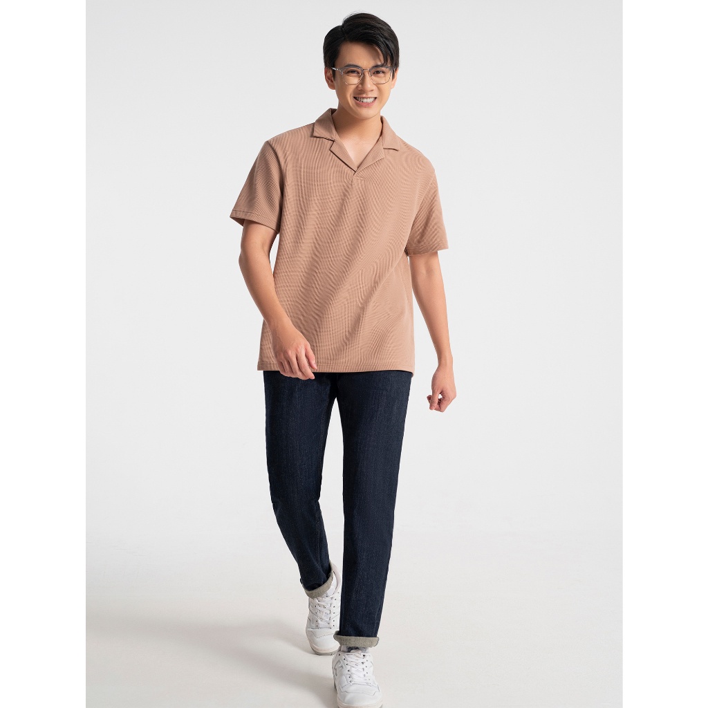 Áo polo nam CANIFA chất liệu polyester pha 8TP22S005