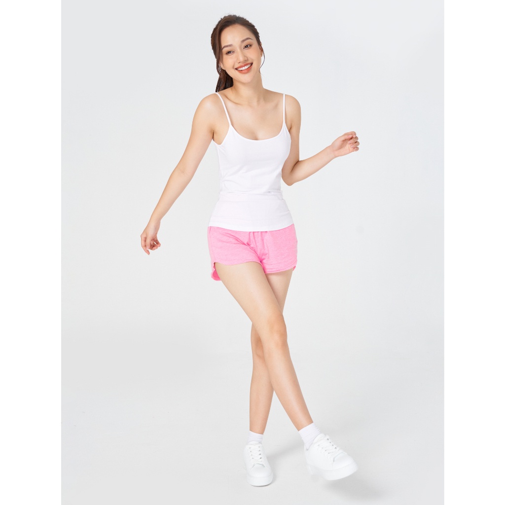 Quần sóoc nữ CANIFA chất liệu cotton pha, nhiều màu sắc, phom dáng thoải mái 6BS22S004