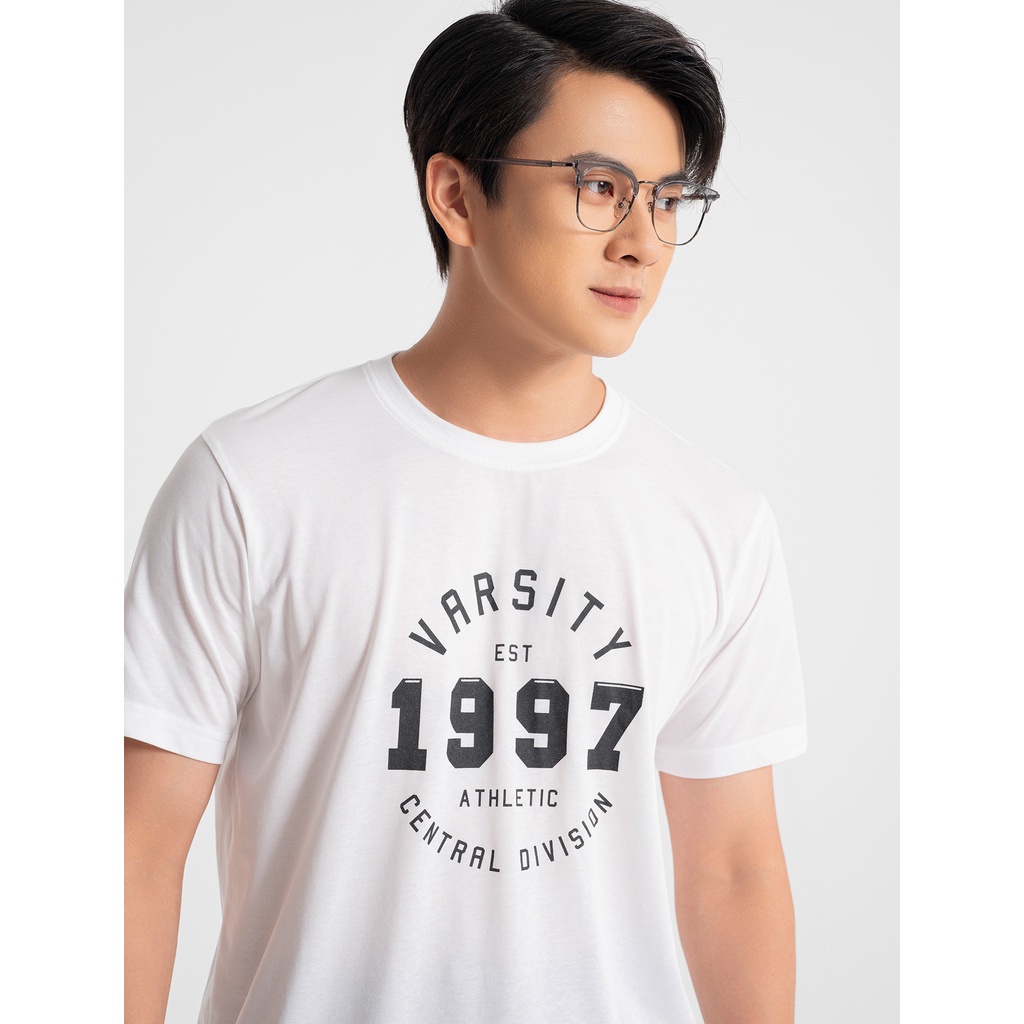 Áo phông nam CANIFA chất liệu cotton in hình 8TS22S016