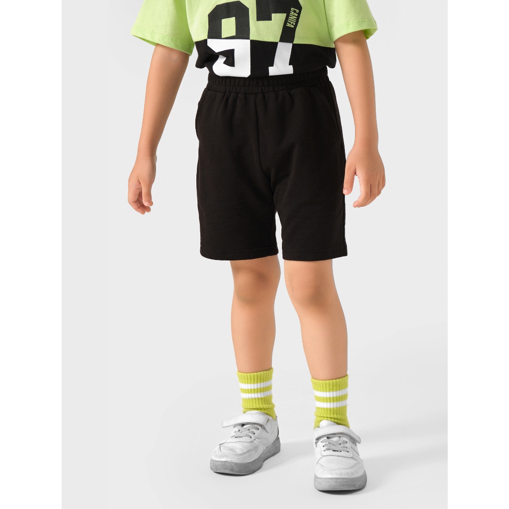 Quần sóoc bé trai CANIFA cạp chun có túi, nhiều màu sắc phom quần thoải mái 2BS22S001