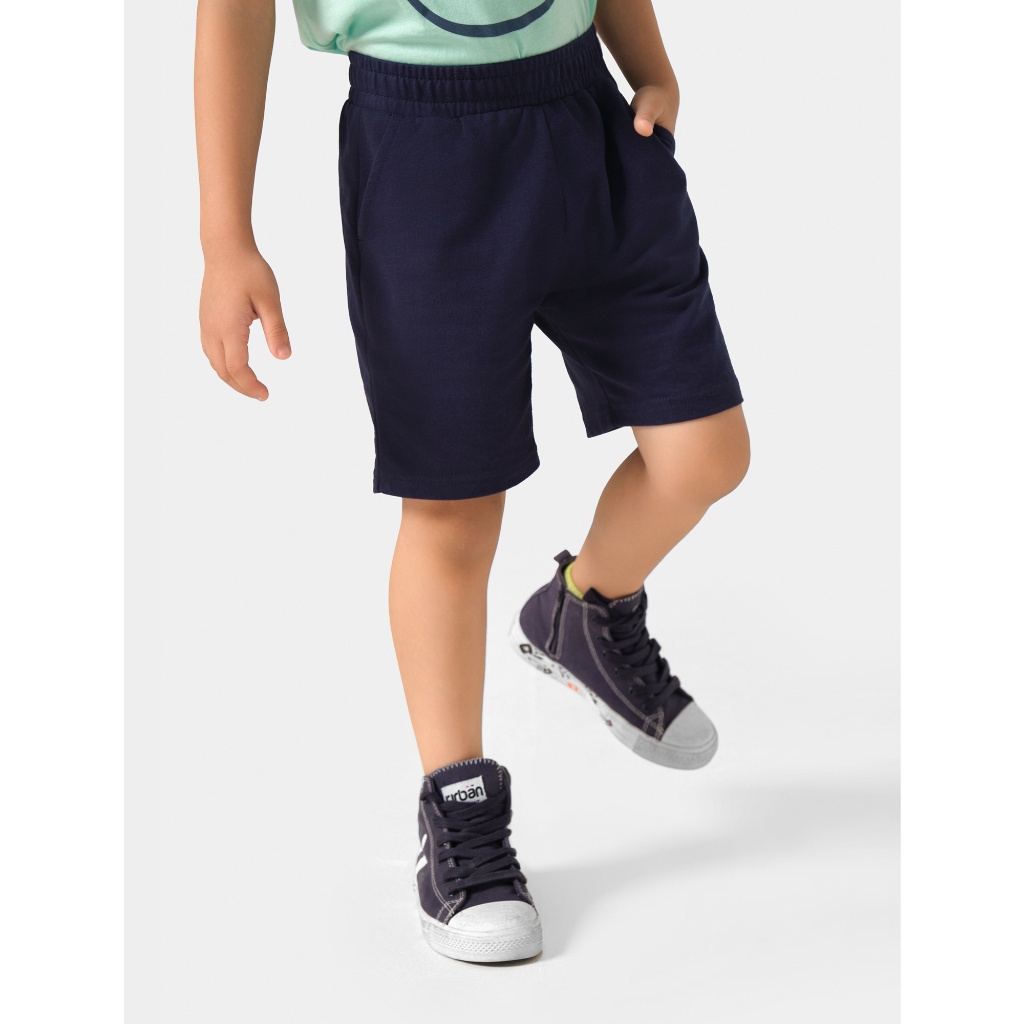 Quần sóoc bé trai CANIFA cạp chun có túi, nhiều màu sắc phom quần thoải mái 2BS22S001