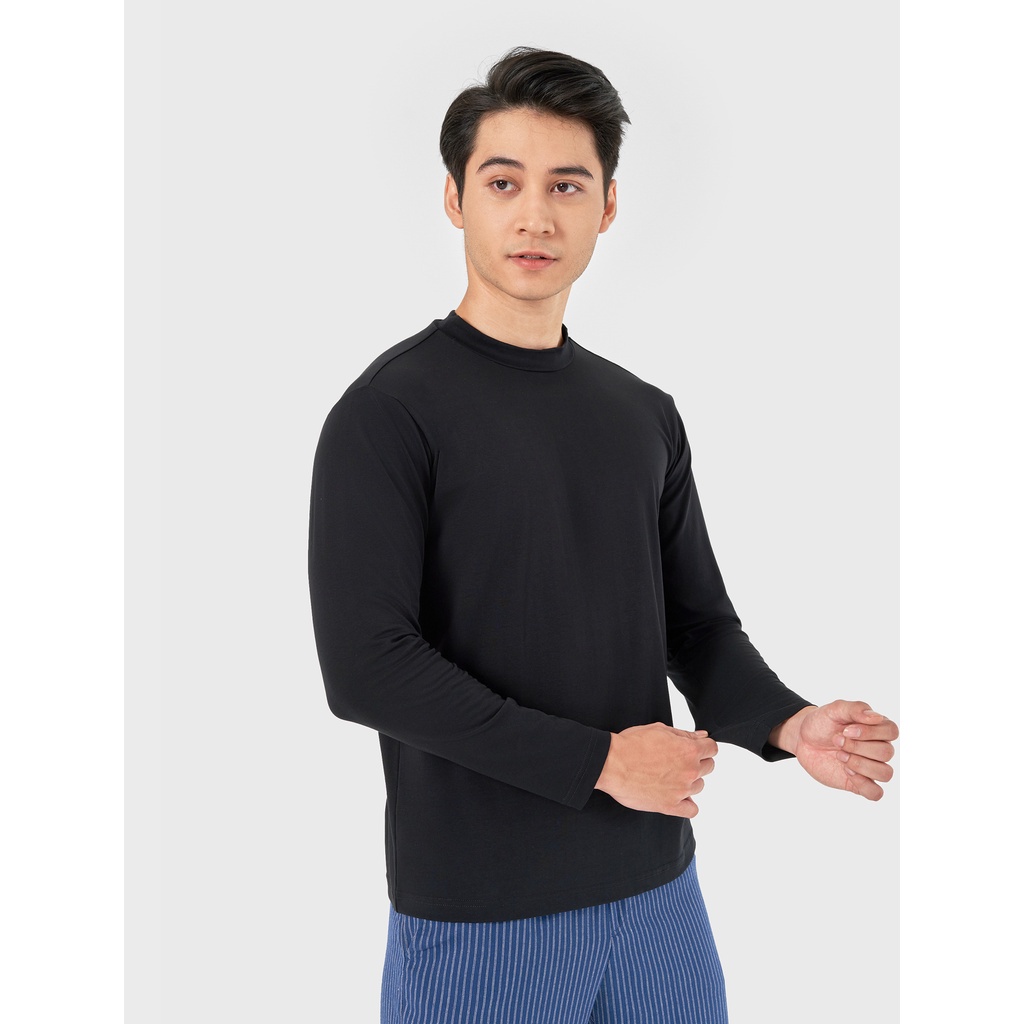 Áo body nam CANIFA cổ 3 phân dáng ôm màu xanh nâu đen rêu 8IT22W002