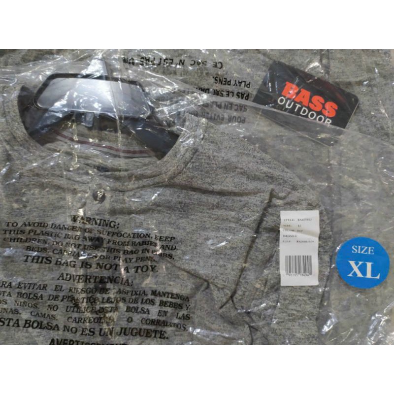 Áo thun dài tay nam xuất Mỹ Bass