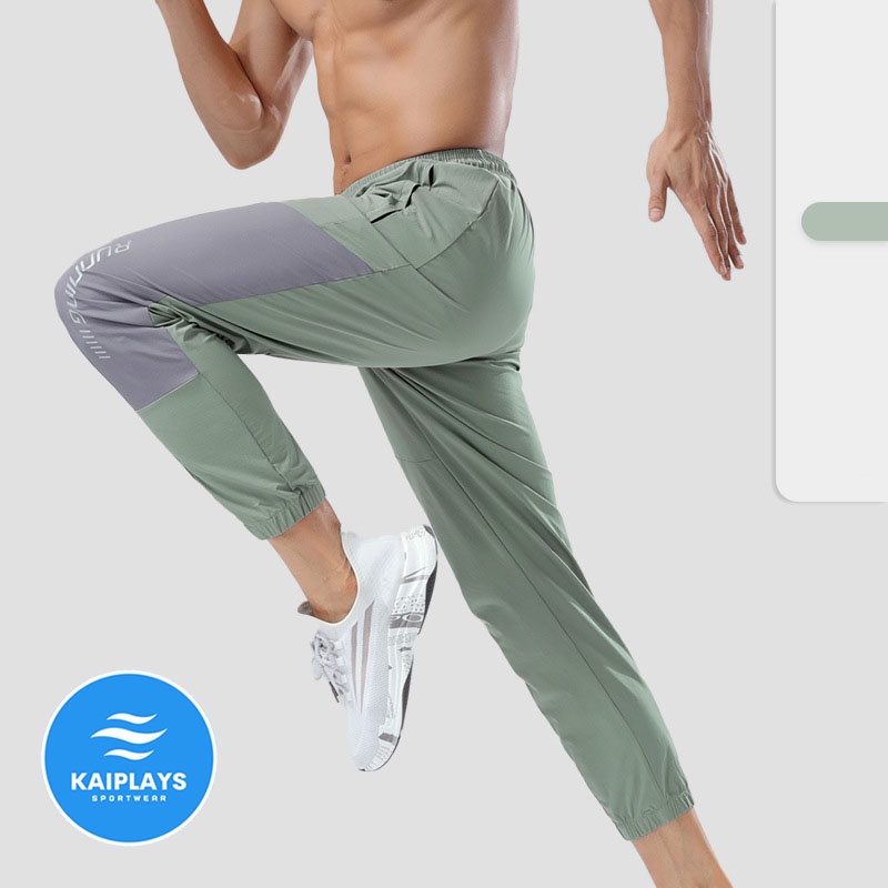 Quần thể thao nam dài, quần jogger nam nhanh khô thoáng khí KAIPLAYS Quần chạy bộ nam, quần tập gym, chơi cầu lông KP071