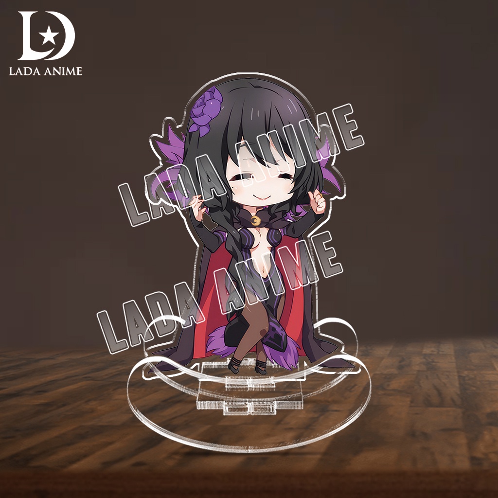 Standee lắc lư acrylics nhân vật Emilia Rem Echidna anime Re: Zero chibi phụ kiện trang trí làm quà tặng Lada Anime