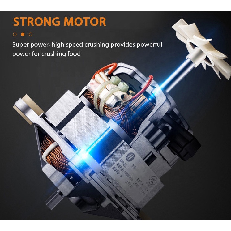 Máy xay sinh tố công nghiệp GEMAT HS-767C Công suất 2200W ,Động cơ lỗi đồng 100% màn hình led chế độ hẹn giờ tự động