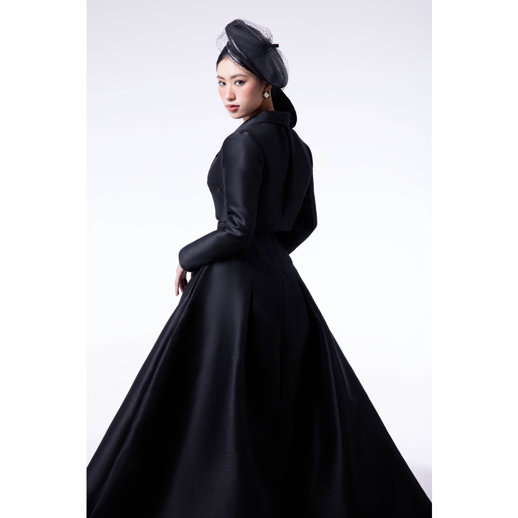 SET SÔ CÔ LA - SET VEST VÀ CHÂN VÁY DÀI_chất tafta cao cấp