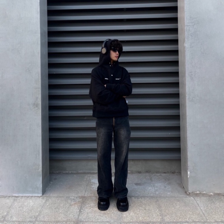 ÁO HOODIE RAGLAN BASIC, Hoodie nỉ bông nam nữ unisex from rộng oversize