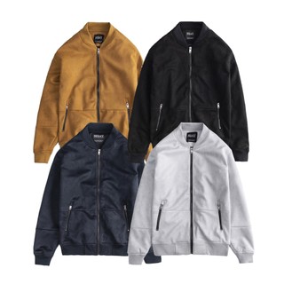 Áo Khoác Nam Bomber Da Lộn Dekace Chất Dày Dặn Xịn Xò