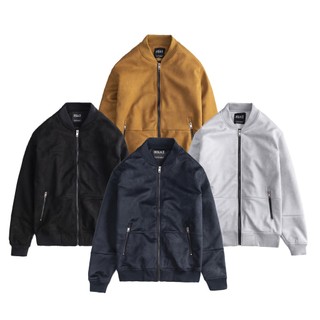 Áo Bomber Nam Da Lộn Dekace Chất Dày Xịn Xò