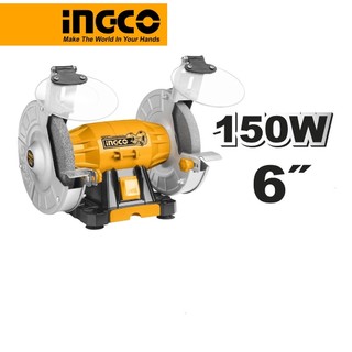Máy mài đá 2 đầu, máy mài 2 đá ingco bg61502 công suất 150w, đá mài 150mm
