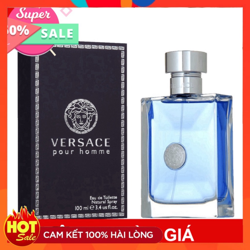 Nước hoa nam Versace Pour Homme 100ml - Tươi mát & lịch lãm lưu hương lâu lưu hương lâu ABC