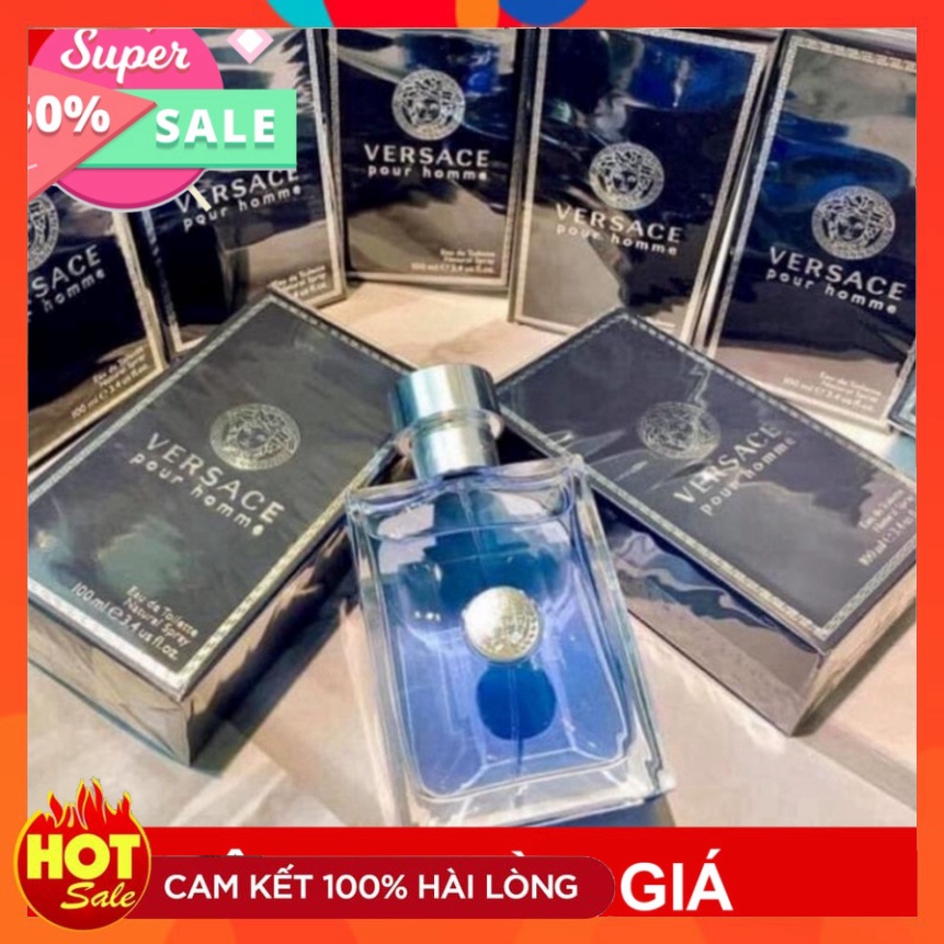 Nước hoa nam Versace Pour Homme 100ml - Tươi mát & lịch lãm lưu hương lâu lưu hương lâu ABC