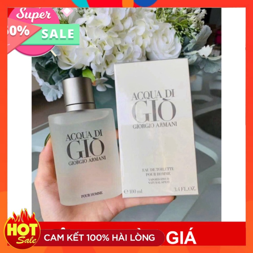 Nước Hoa Nam Aqua di Giò Trắng Pour Home EDP 100ml - Hương thơm nam tính mạnh mẽ lưu hương lâu lưu hương lâu ABC
