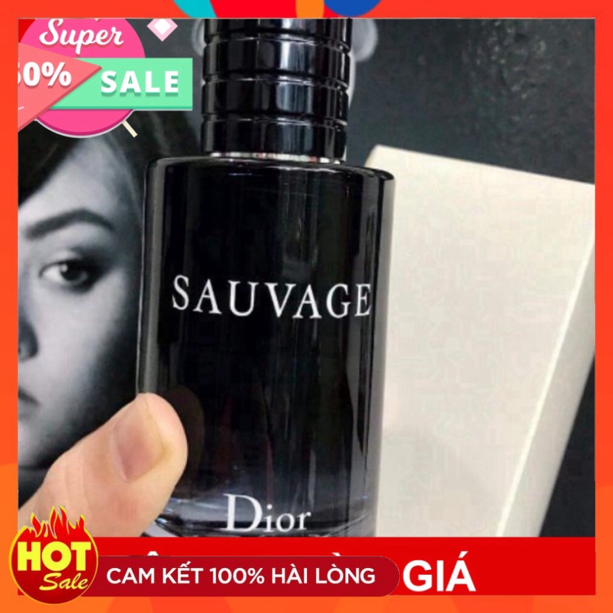 Nước hoa nam   nam tính mạnh mẽ cuốn hút Sauvage EDT 100ml lưu hương lâu lưu hương lâu ABC