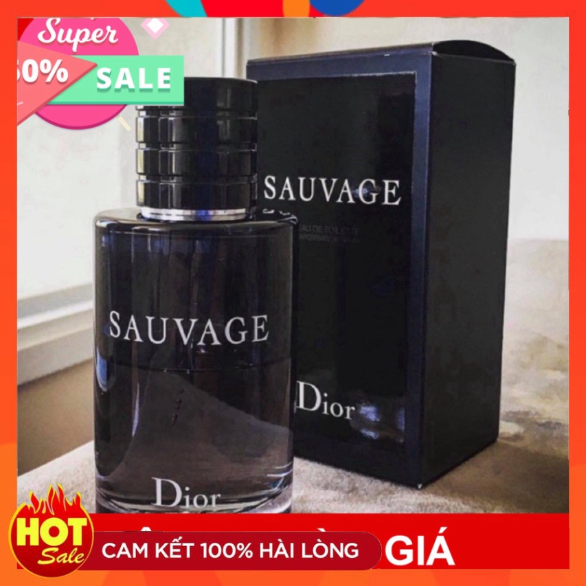 Nước hoa nam   nam tính mạnh mẽ cuốn hút Sauvage EDT 100ml lưu hương lâu lưu hương lâu ABC