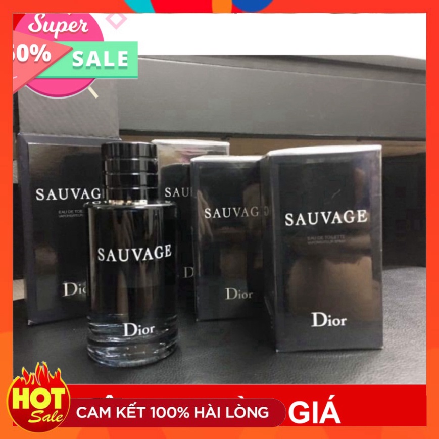 Nước hoa nam   nam tính mạnh mẽ cuốn hút Sauvage EDT 100ml lưu hương lâu lưu hương lâu ABC