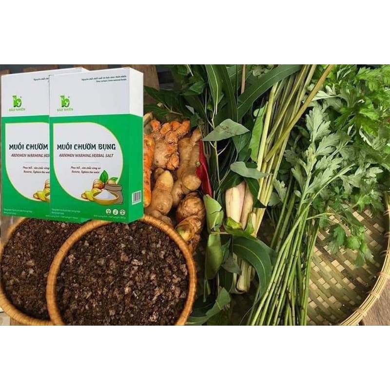 Muối Chườm Bụng Bảo Nhiên Giúp Săn Bụng Giảm Vòng Eo Sau Sinh