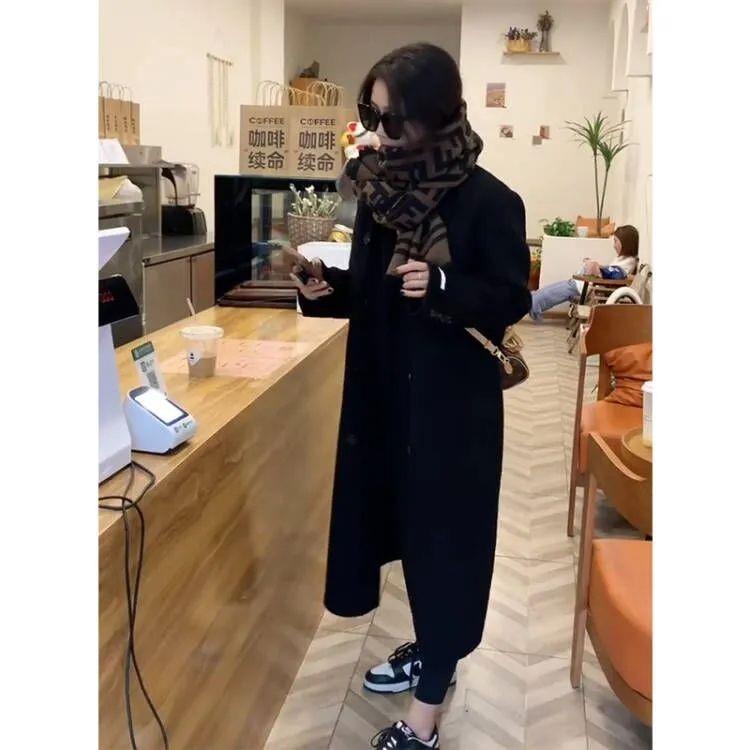 Áo Khoác Len Tay Dài Phong Cách Hàn Quốc Thời Trang Thu Đông Hàng Mới 2023 Dành Cho Bạn Nữ