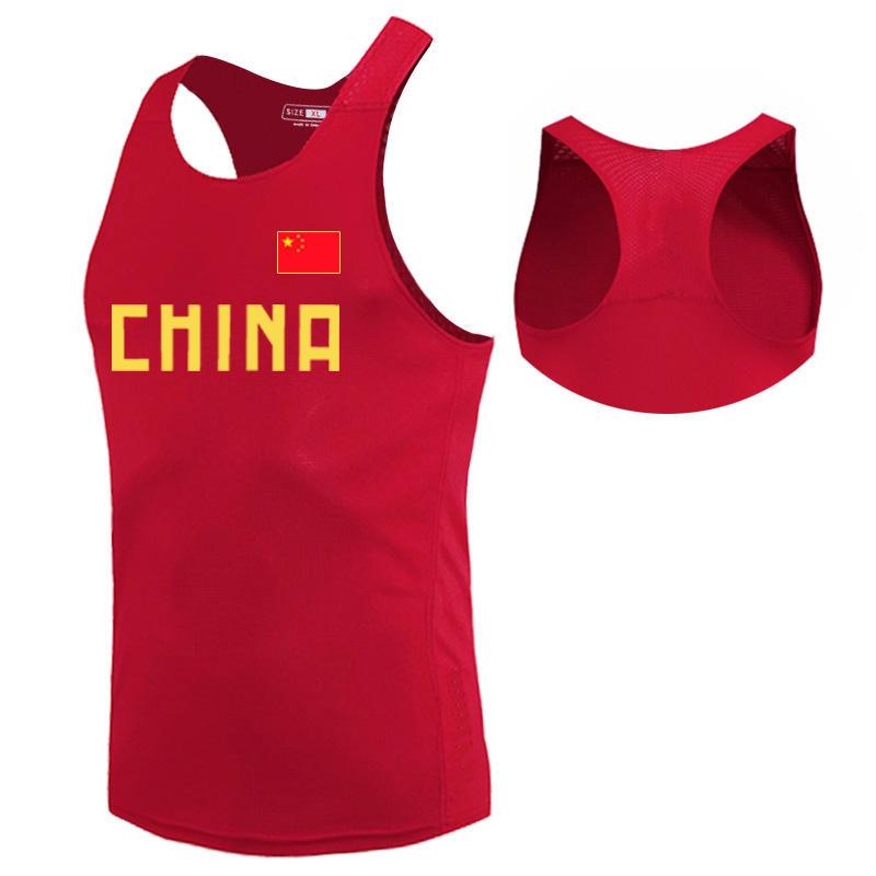 Áo Thun Thể Thao Sát Nách Nhanh Khô Hình Chữ i Phong Cách Trung Hoa Cho Nam