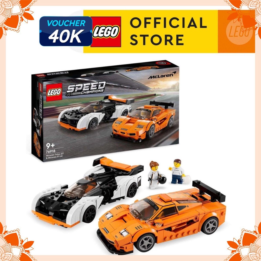 Xả hàng  LEGO SPEED CHAMPIONS 76918 tặng kèm xe