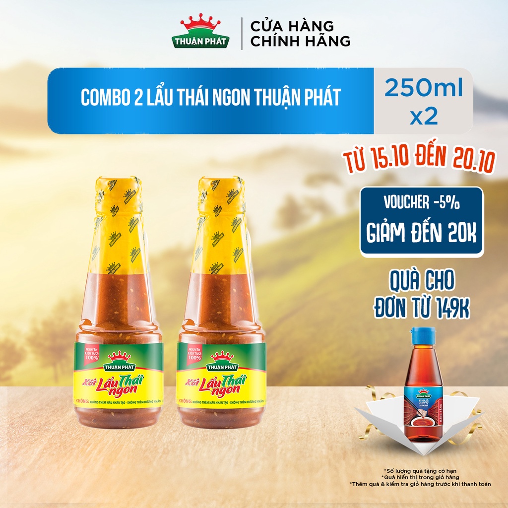 Combo 2 Sốt Lẩu Thái Ngon Thuận Phát 250g