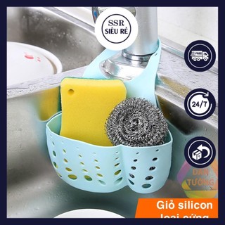  COMBO 2 CÁI Giỏ treo bồn rửa chén túi giỏ treo bồn rửa chén bát đựng miếng rửa chén bàn chà tiện lợi 