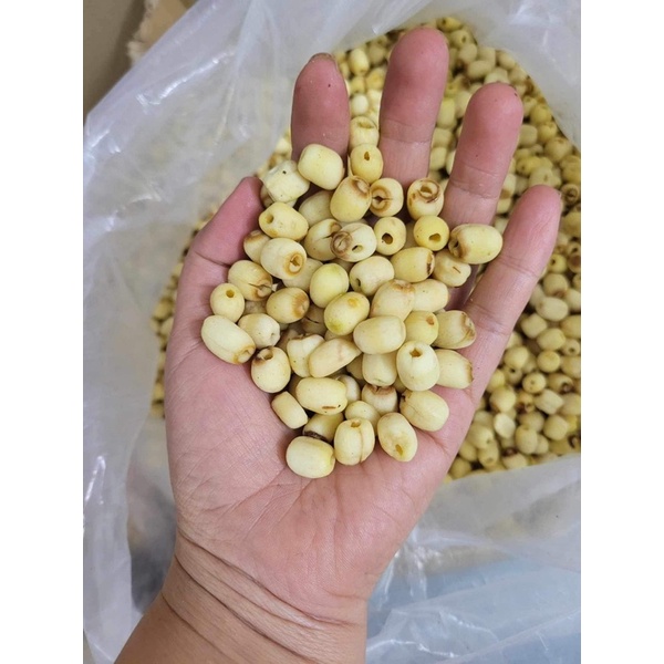 Hạt sen sấy giòn ăn liền không đường ăn vặt không lo tăng cân