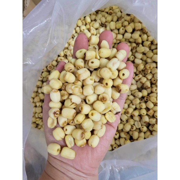 Hạt sen sấy giòn ăn liền không đường ăn vặt không lo tăng cân