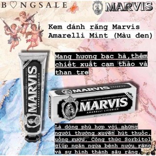 (Màu đen) Kem đánh răng Marvis Classic 85ml