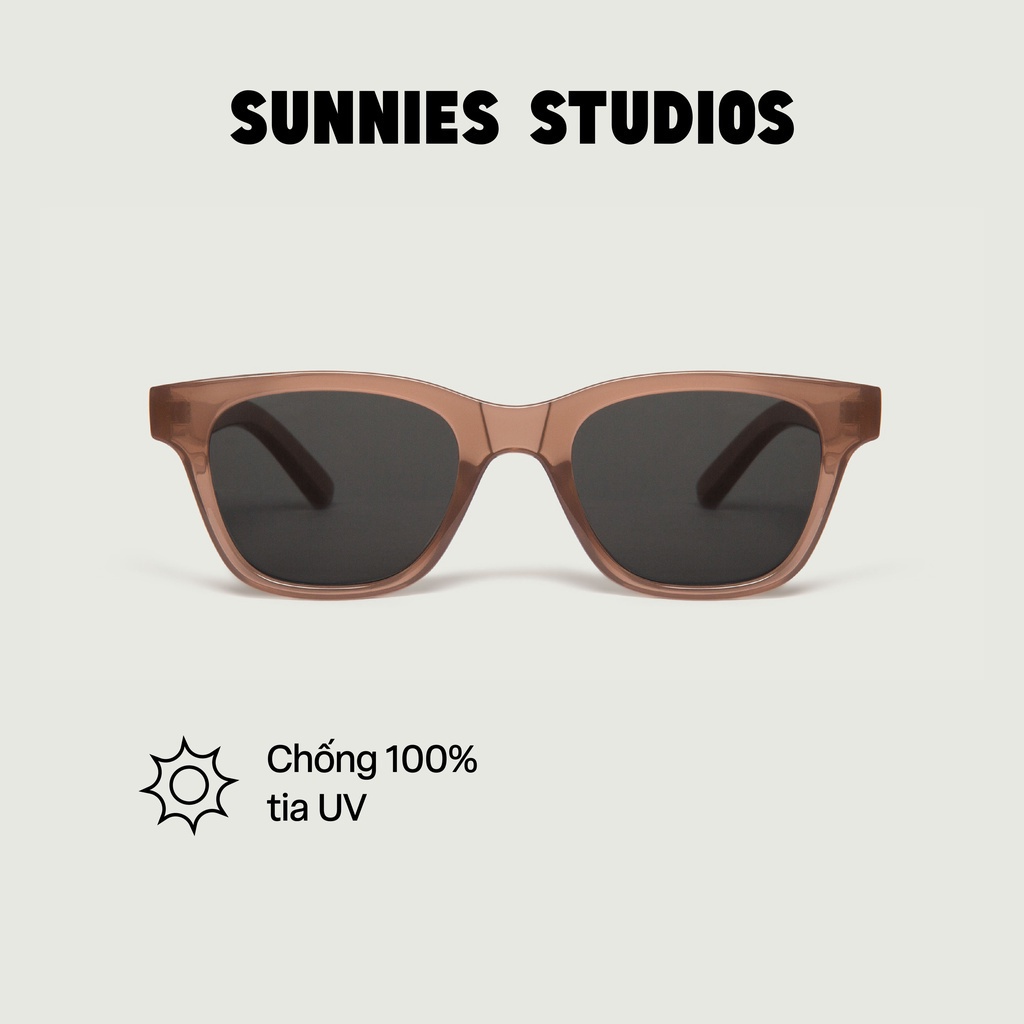 Kính mát Sunnies Studios Gọng Vuông Theo in Sable