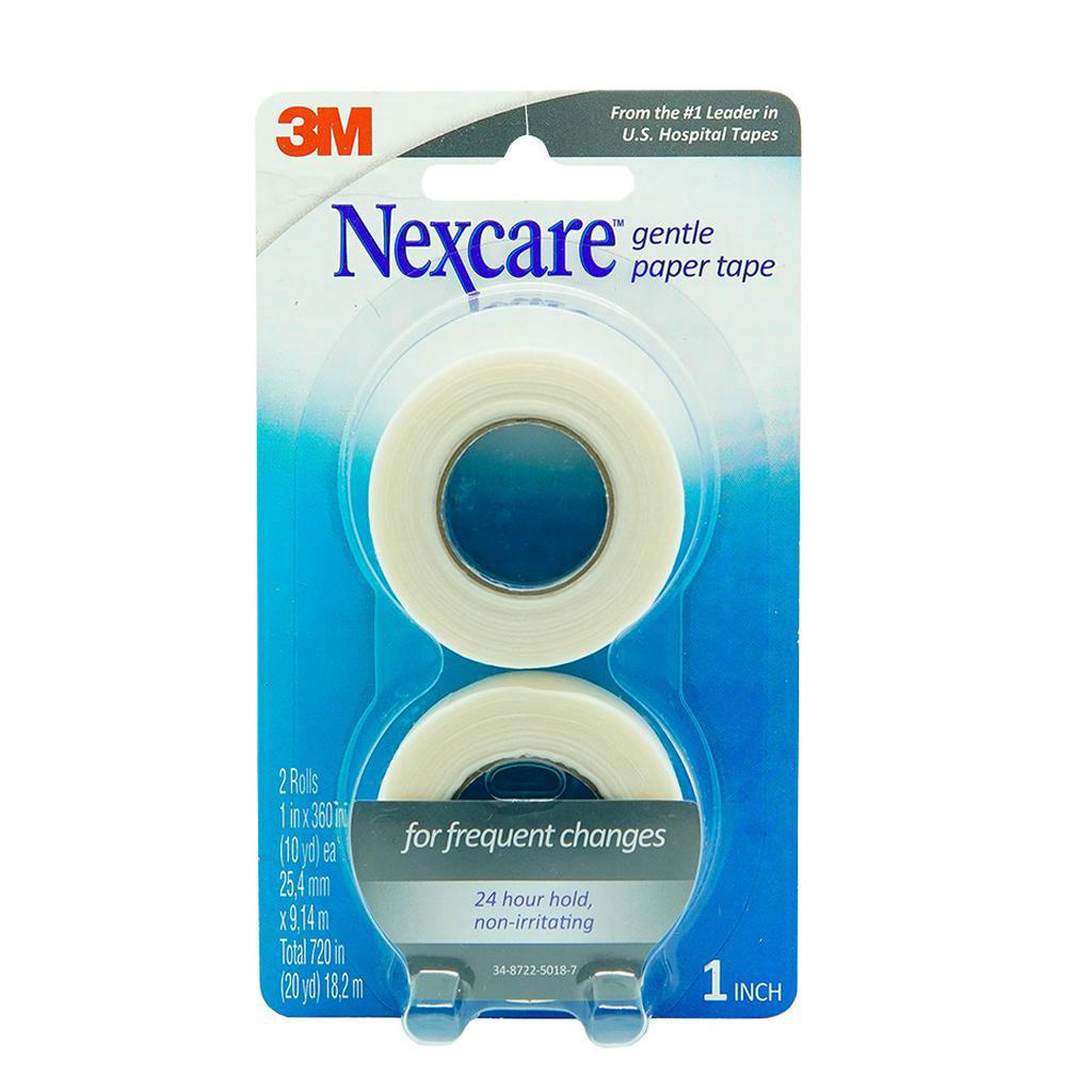 Băng cuộn y tế Nexcare 3M 25.4mm x 9.14m - Vỉ 2 cuộn mềm mại, xé dễ dàng, keo y tế siêu dính, thoáng khí 781-2PK