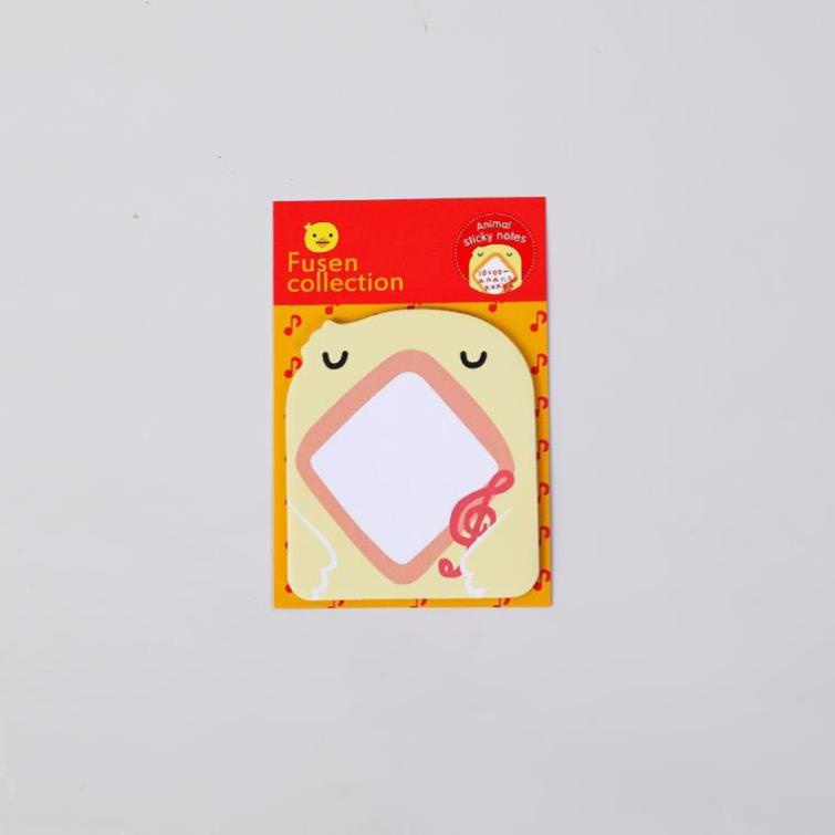 Giấy Note Hình Động Vật Cute, Giấy Ghi Chú Dễ Thương 20 Tờ Đồ Dùng Học Tập
