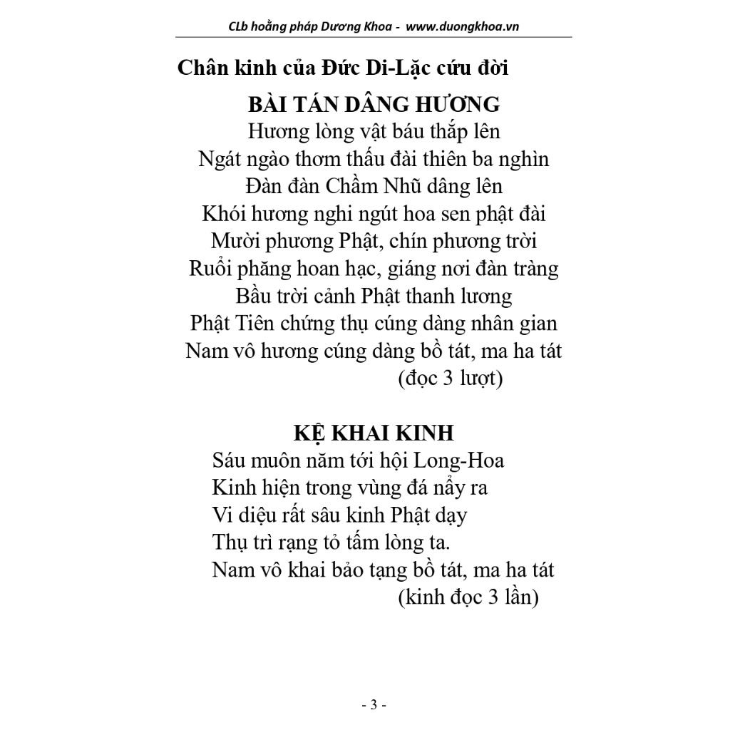 Gieo duyên 1q/đơn - Sổ tay DI LẶC CỨU ĐỜI - rất hay