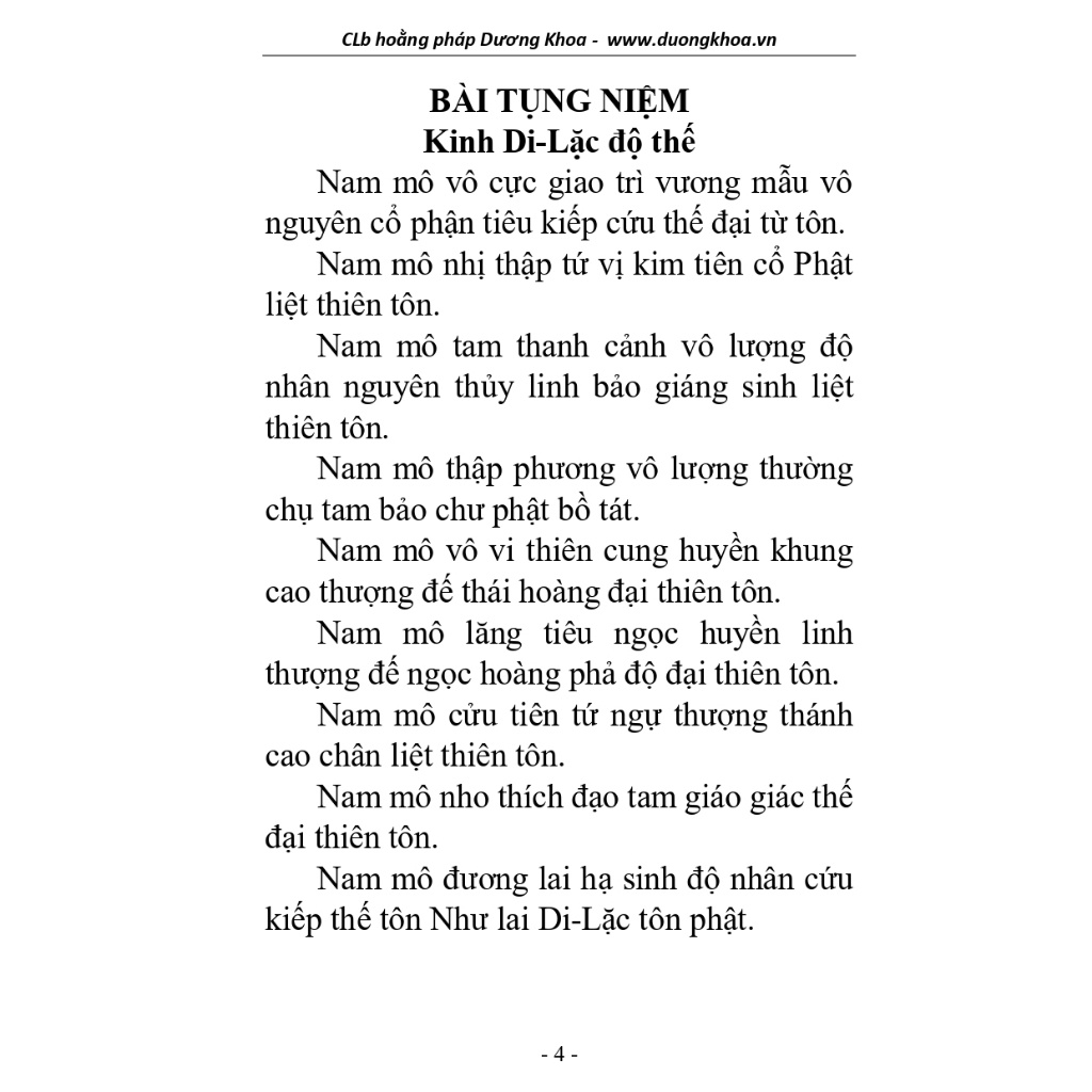Gieo duyên 1q/đơn - Sổ tay DI LẶC CỨU ĐỜI - rất hay