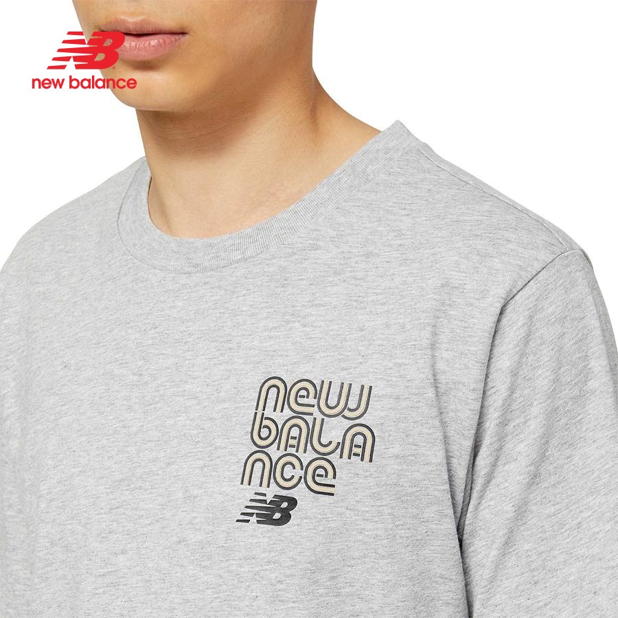 Áo thun thời trang nam New Balance T-SHIRT M ATHLETIC GREY - MT23908AG